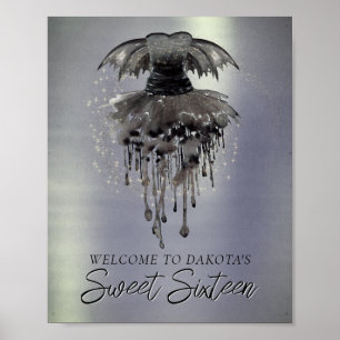 Poster Mau Fairy Gown Sheen Gótica Black Vampy Rock She