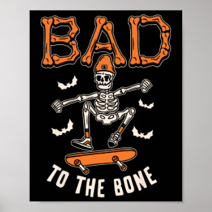 Poster Mau Para O Esqueleto Osso Engraçado, Toddler.