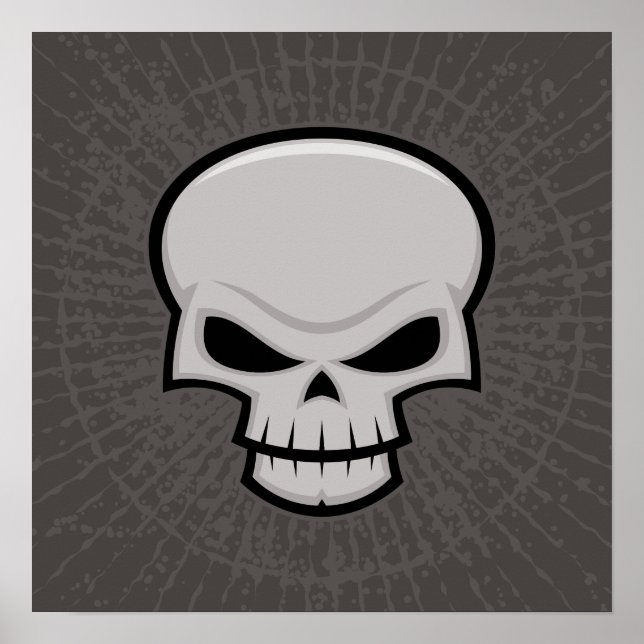 Poster Mau Skull Design (Frente)