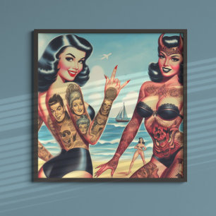 Poster Mau Tatuado Meninas