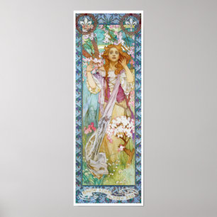 Poster Maud Adams como Joana d'Arc, Mucha