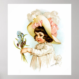 Poster Maud Humphrey: Criança francesa