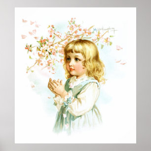 Pôster Maud Humphrey: Menina do primavera sob a árvore d