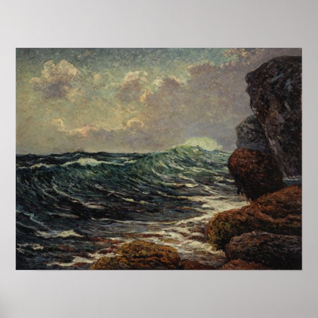 Poster Maufra - A Maré Crescente em Port-Blanc (Frente)