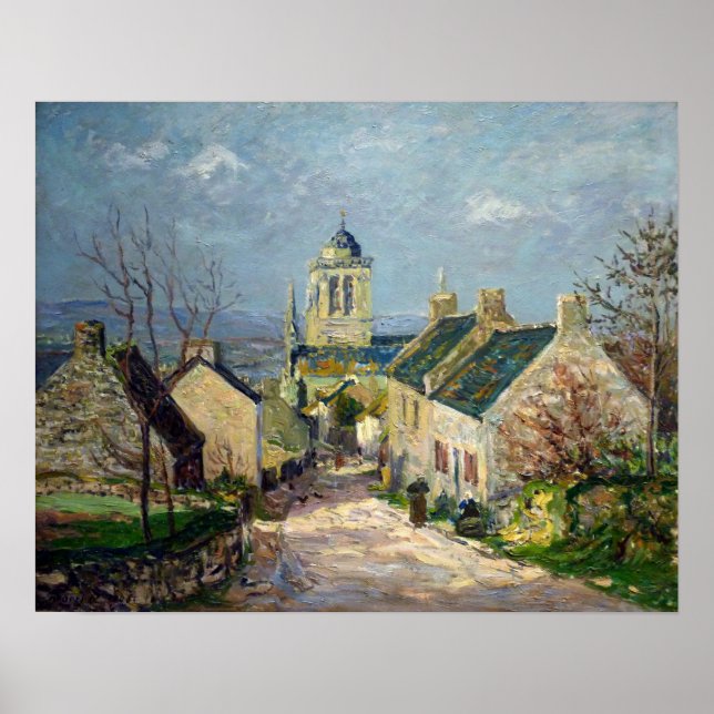 Poster Maufra - La Rue Descendante A Locronan (Frente)
