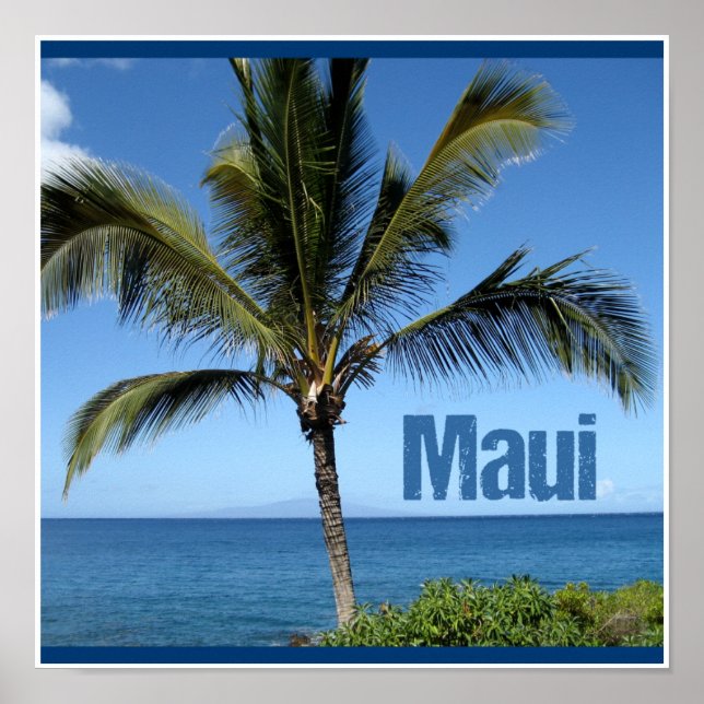Poster Maui Hawaii (Frente)