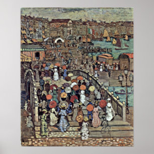 Pôster Maurice Brasil Prendergast - Ponte della Paglia