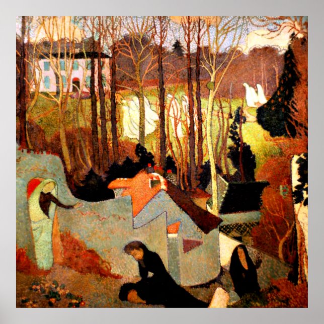 Poster Maurice Denis - Mistério Páscoa, pintura de arte (Frente)
