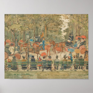 Poster Maurice Prendergast - Central Park, 1901