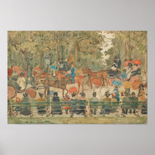 Poster Maurice Prendergast - Central Park, 1901