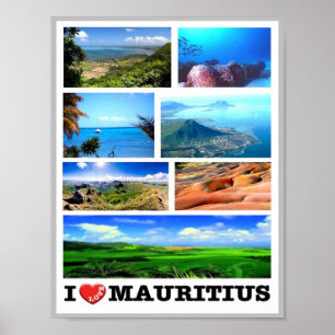Poster Maurícia - Eu Amo -
