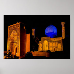 Poster Mausoléu de Amir Timur - Samarkand, Usbequistão