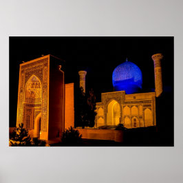 Poster Mausoléu de Amir Timur - Samarkand, Usbequistão