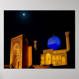 Poster Mausoléu de Amir Timur - Samarkand, Uzbequistão