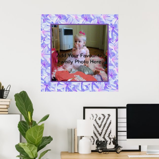 Poster Mauve E Frangipani Rosa, Foto (Escritório em casa)