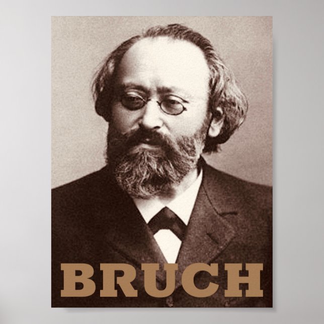 Poster Max Bruch (Frente)