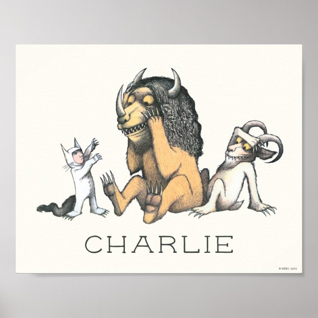 Poster Max e as Coisas Selvagens Jogando (Frente)