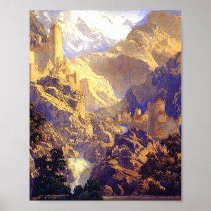 Poster Maxfield Parrish Romance 1922