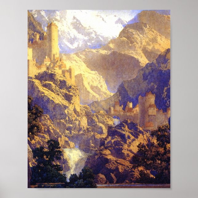 Poster Maxfield Parrish Romance 1922 (Frente)