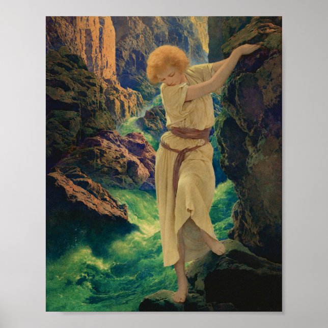 Poster Maxfield Parrish The Canyon (Frente)
