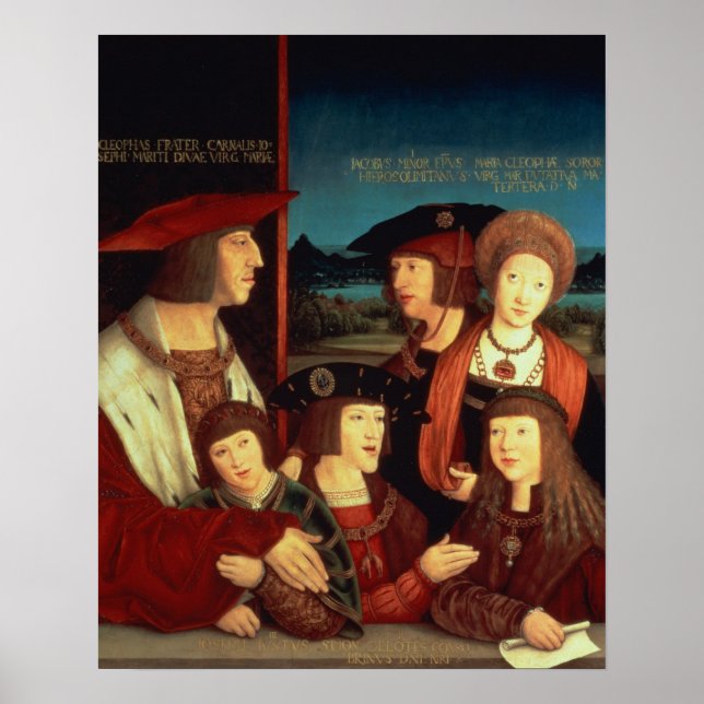 Poster Maximilian I com sua primeira esposa (Frente)