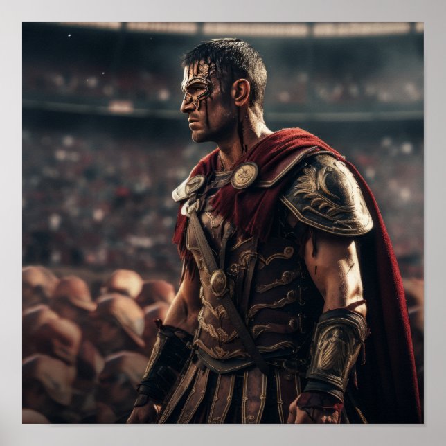 Poster Maximus Gladiator Poster: Libere Seu Warri Interio (Frente)