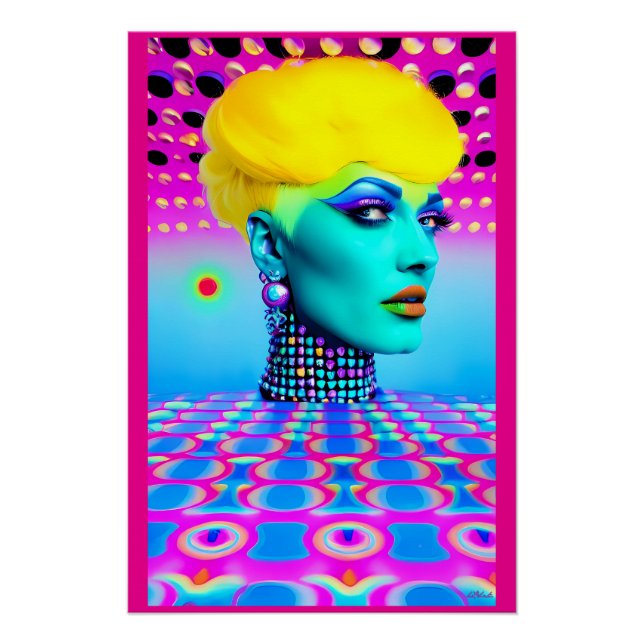 Pôster Maxine Headroom (Frente)
