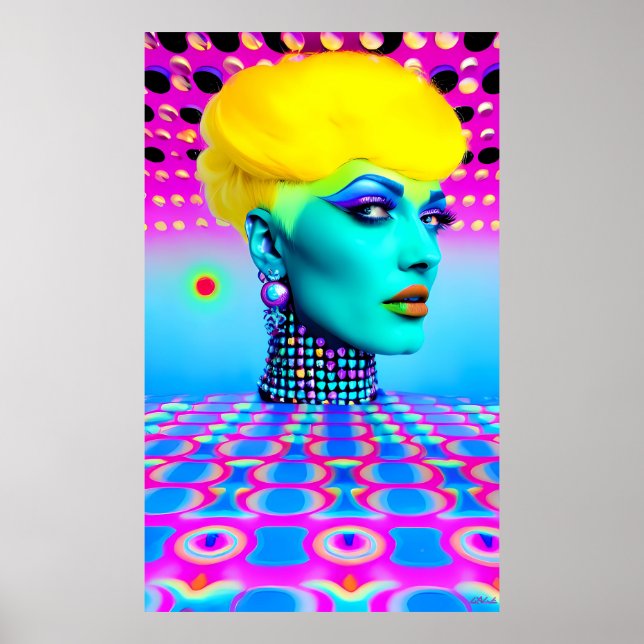 Poster Maxine Headroom (Frente)