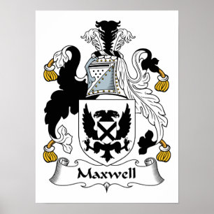 Poster Maxwell Family Crest