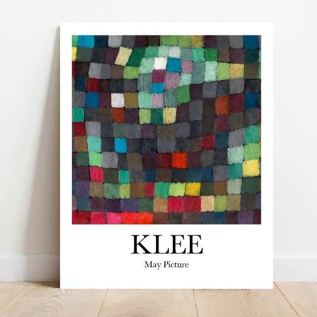 Poster May Picture de Paul Klee (Klee's whimsical May Picture: Own this iconic surrealist masterpiece!)