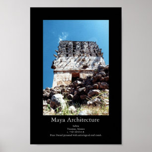 Pôster Maya Architecture- Labna