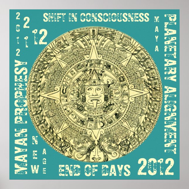 Pôster Mayan Calendar (Frente)