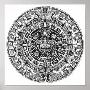 Pôster Mayan Calendar