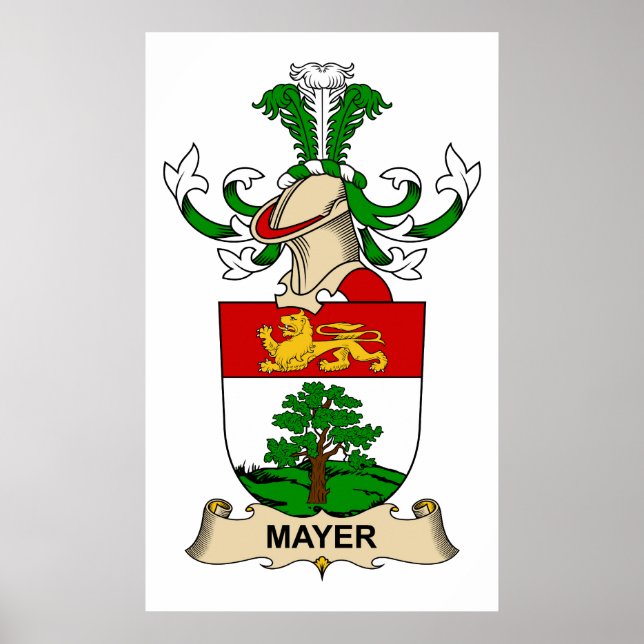 Pôster Mayer Family Crest (Frente)