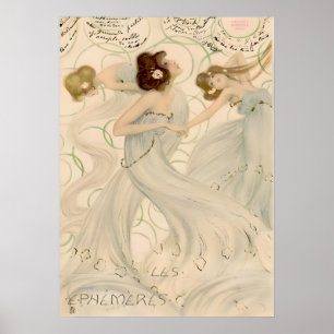 Poster Mayflies II por Raphael Kirchner