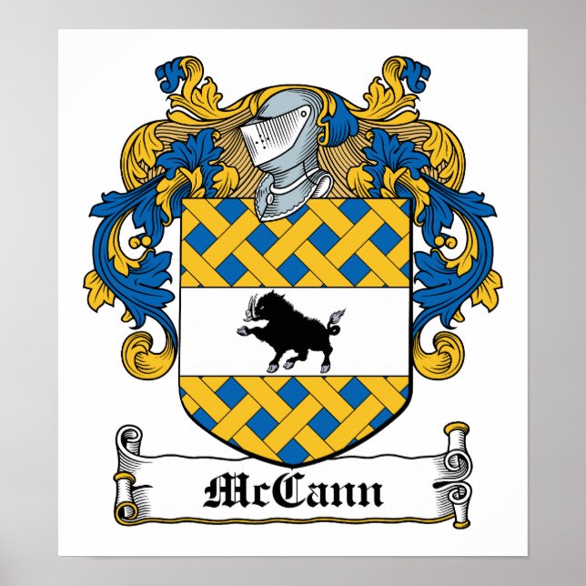 Poster McCann Family Crest (Frente)