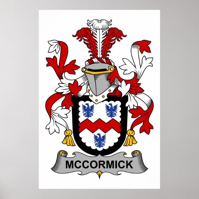 Pôster McCormick Family Crest (Frente)