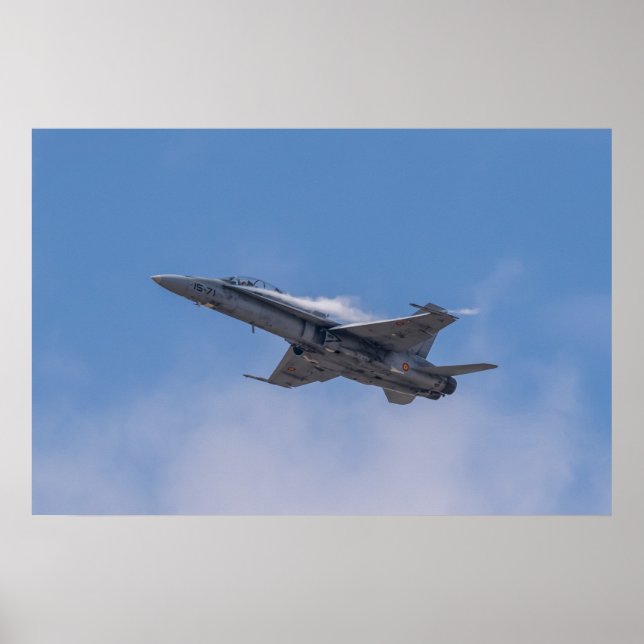 Poster McDonnell Douglas F/A-18 Hornet (Frente)