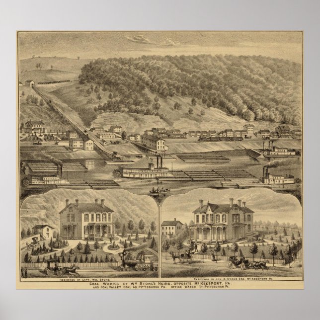 Pôster McKeesport Pensilvânia (Frente)