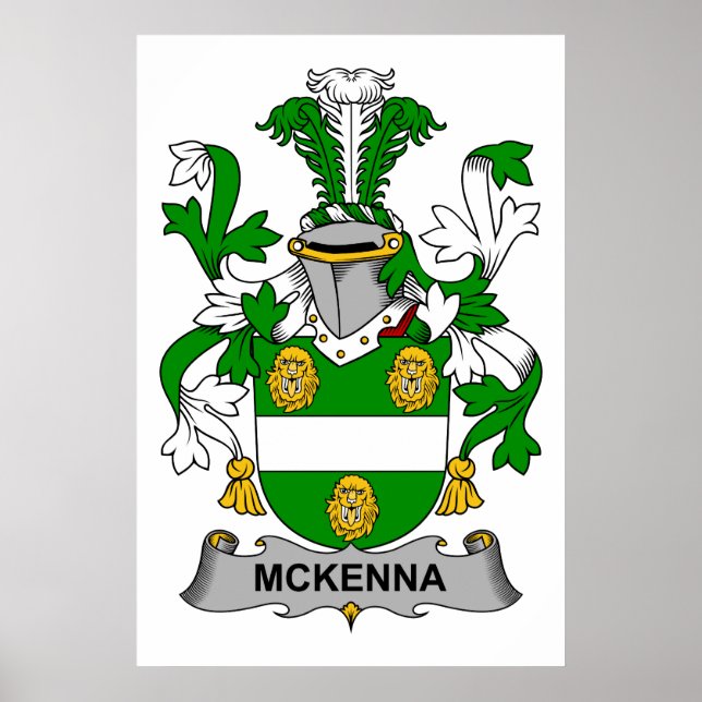 Poster McKenna Family Crest (Frente)