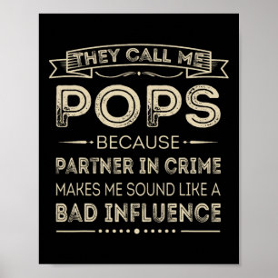 Poster Me Chame de Pops Porque Parceiro no Crime Pai Dive