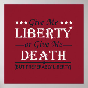 Poster Me dê liberdade ou morte 4 de julho