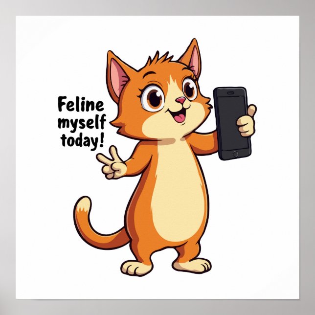 Poster Me Feliz Hoje (Frente)