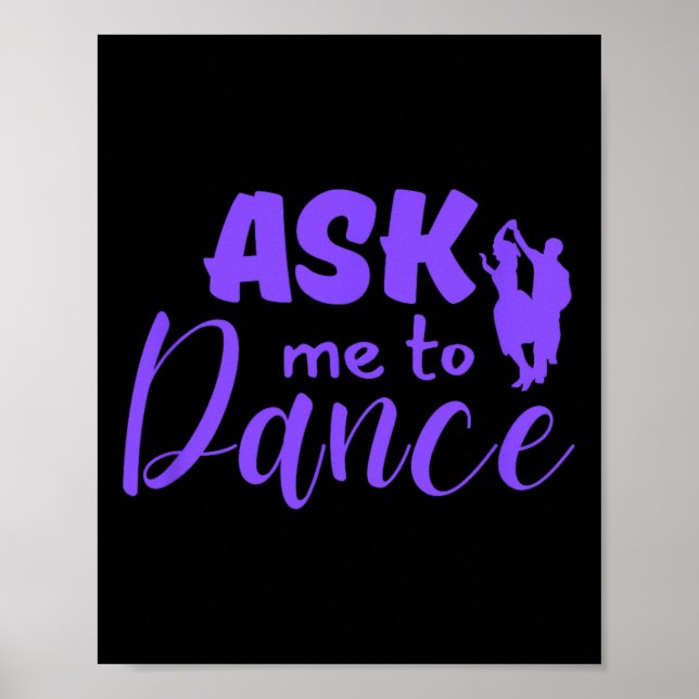 Poster Me Peça Para Dançar Casal A Dança Social (Frente)