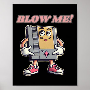 Poster Me Sopre Divertido Jogador Retro