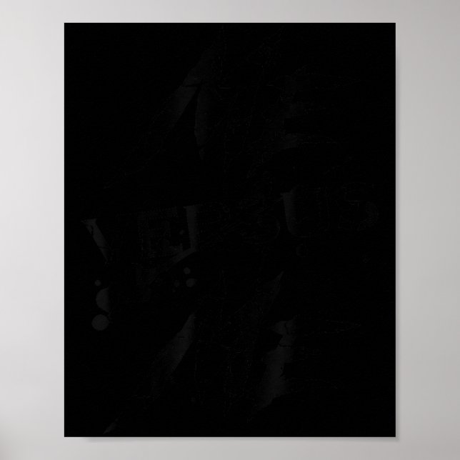 Poster Me Vs Versus Me Motivational Insrational Gym Lover (Frente)