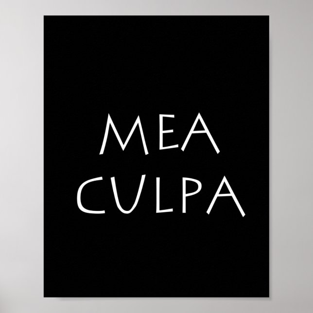 Poster Mea culpa (Frente)