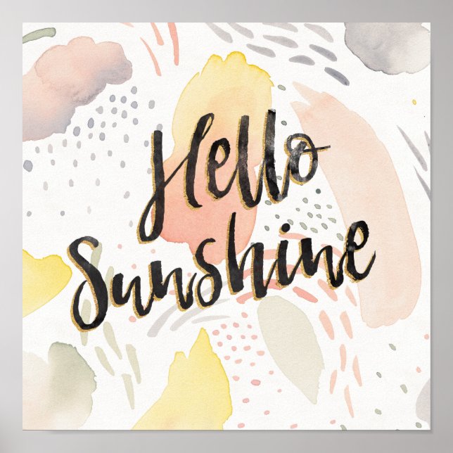 Poster Meadow Breeze II | Hello Sunshine (Frente)