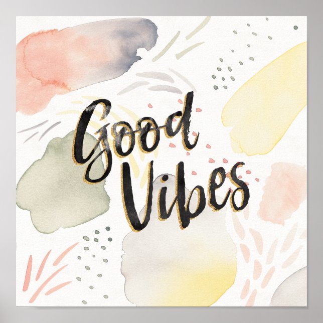 Pôster Meadow Breeze III | Good Vibes (Frente)