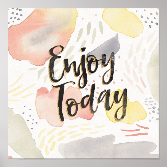 Poster Meadow Breeze IV | Aproveite hoje (Frente)